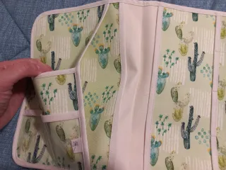 Portadocumentos bebé cactus