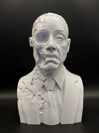 Busto gustavo fring gus stampa 3D altezza 25cm