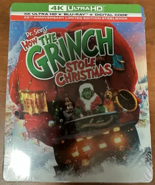 El Grinch Steelbook 4K Blu-ray