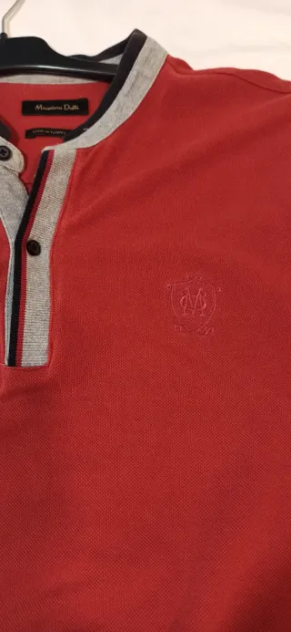 Polo Massimo Dutti Rojo