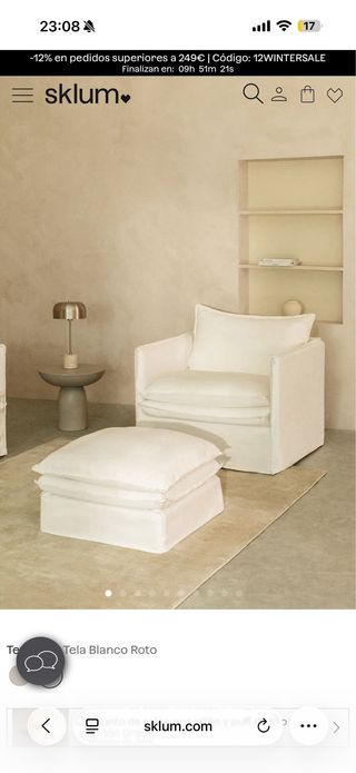 Sklum Grace Sillón y Puff