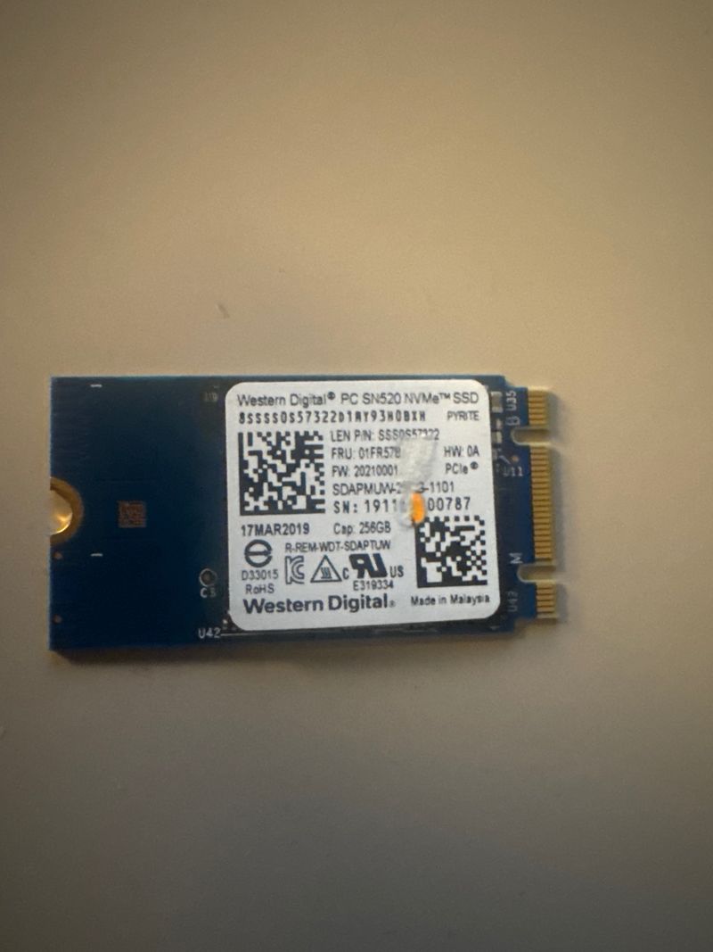 Disco Duro SSD 256GB M.2 NVMe afbeelding 2