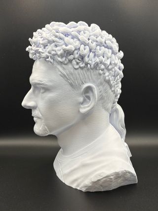 Busto roberto baggio calcio Stampa 3D Altezza 25cm