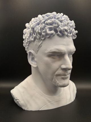 Busto roberto baggio calcio Stampa 3D Altezza 25cm