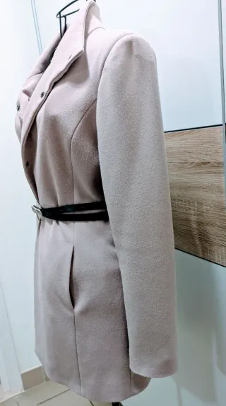 Cappotto Rosa Antico SHOKO Made in Italy Tg. M