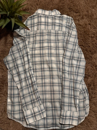 Camisa cuadros azul y blanco Green Coast XL