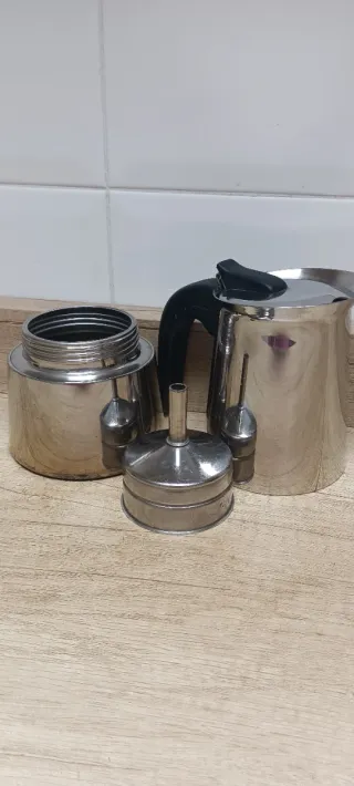 Cafetera Inox 6 Tazas