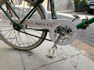 Bicicleta GAC plegable verde