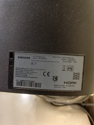 Monitor Samsung LED 27 S27F350FHU Negro