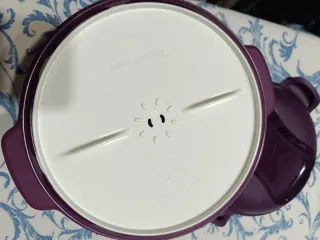 MicroArroz Tupperware 3L Roxo Usado Pouco