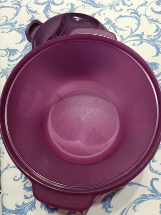 MicroArroz Tupperware 3L Roxo Usado Pouco