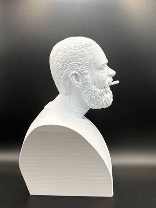 Busto post malone rap Stampa 3D Altezza 25cm