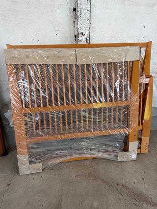 Cabecero de madera estilo nórdico