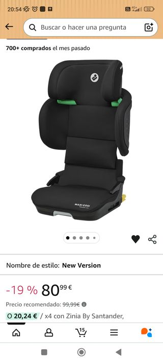 Elevador Silla Coche Maxi-Cosi New Version