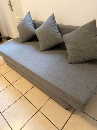 Sofá Cama IKEA ÄLVDALEN Gris