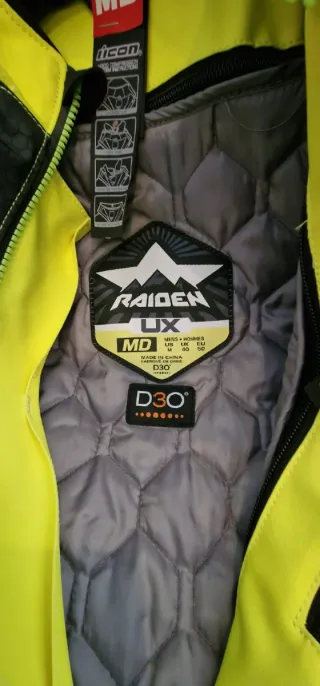 Chaqueta Moto Icon Raiden impermeable