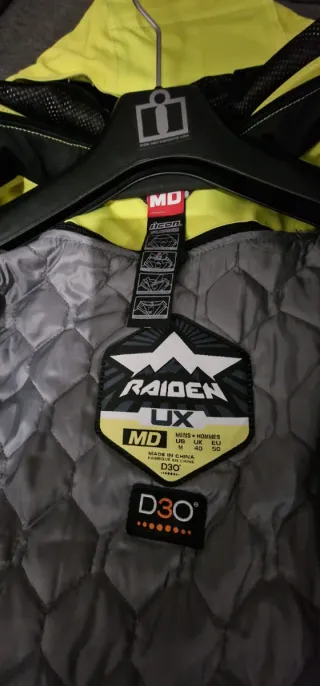 Chaqueta Moto Icon Raiden impermeable