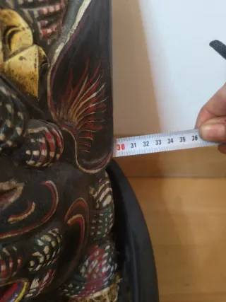 Maschere Barong Garuda indonesiane giganti in lotto