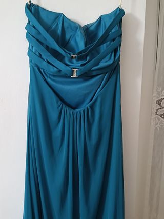 Vestito cerimonia/18 anni blu petrolio