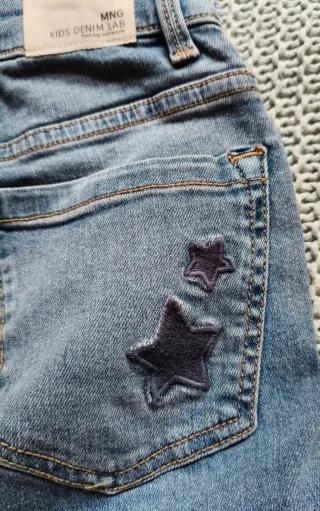 Pantalón vaquero niña Mango