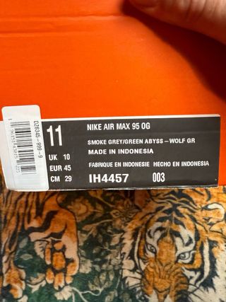 Nike Air Max 95 OG Grigio  Taglia 42.5 effetiva