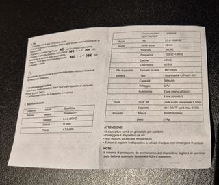 Altoparlante Bluetooth MP3 Sustenim Arancione