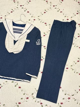 Traje marinero niño comunión azul
