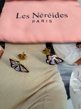 Pendientes Les Néréides Mariposa