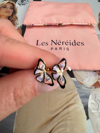 Pendientes Les Néréides Mariposa