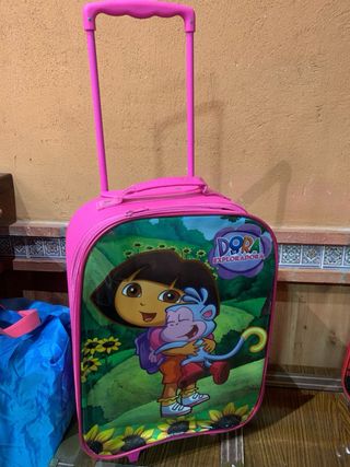 Maletas infantiles con ruedas Dora y Spiderman