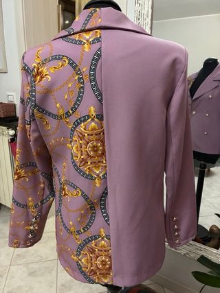 Giacca donna con stampa catene