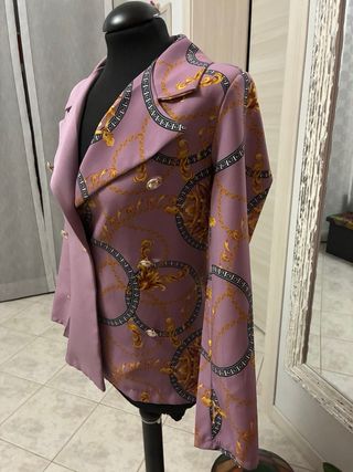 Giacca donna con stampa catene