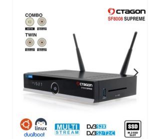Octagon SF8008 Supreme v1 Receptor Satélite