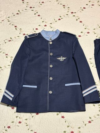 Traje comunión niño azul