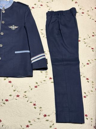 Traje comunión niño azul