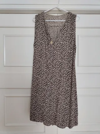 Vestido estampado leopardo