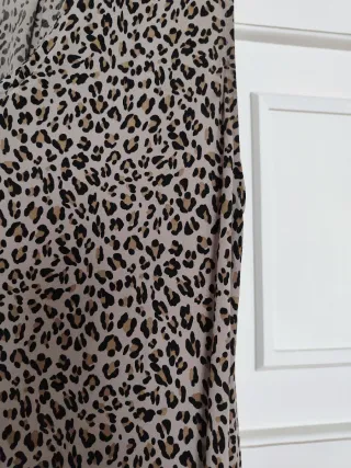 Vestido estampado leopardo