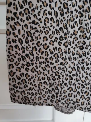 Vestido estampado leopardo