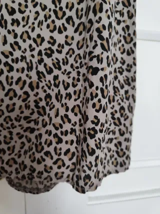 Vestido estampado leopardo