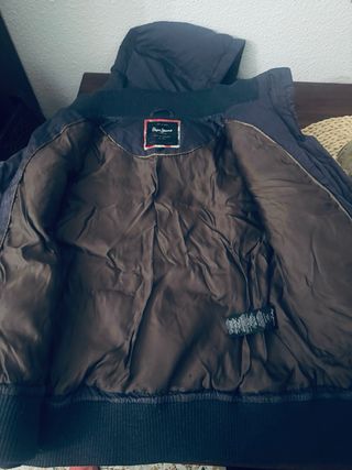 Chaqueta plumífera Pepe Jeans azul marino