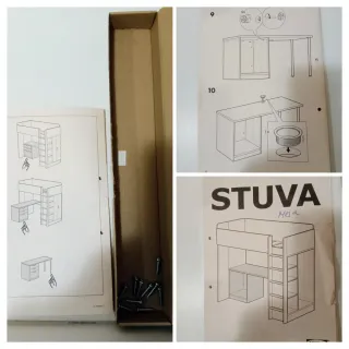 Escritorio Ikea Smastad con cajonera