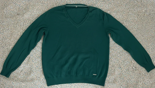 Jersey Pertegaz verde cuello pico