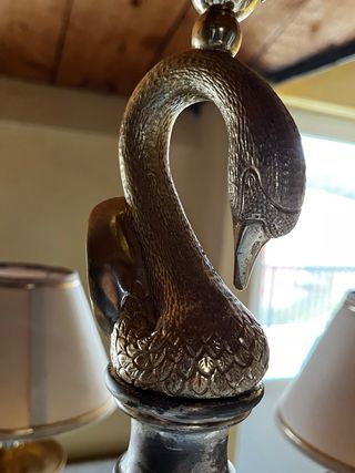 Lámpara colgante de bronce