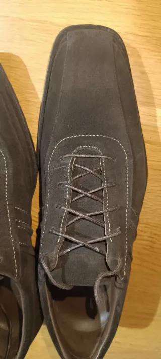 Zapatos Clarks Ante Marrón