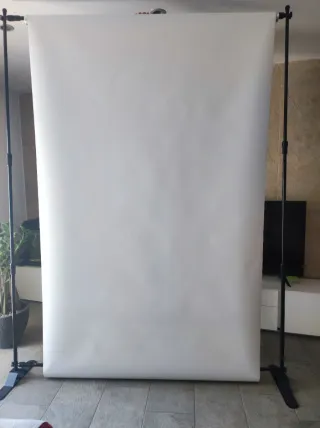 Fondos de estudio portátil para fotos y soporte.