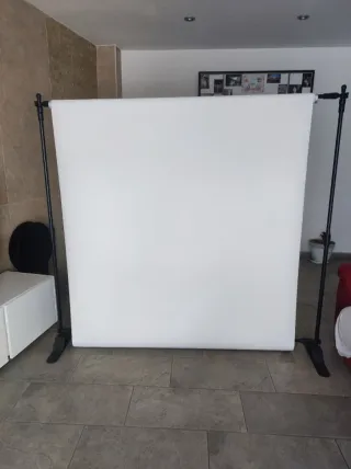 Fondos de estudio portátil para fotos y soporte.