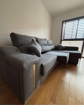 Sofá modular beige tela