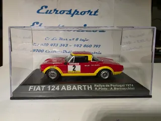 Fiat 124 Abarth Rally Portugal 1/43