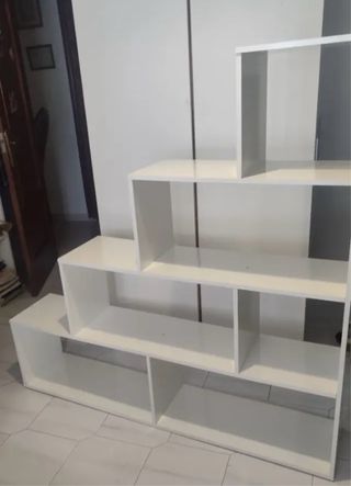 Estantería Escalera Blanca