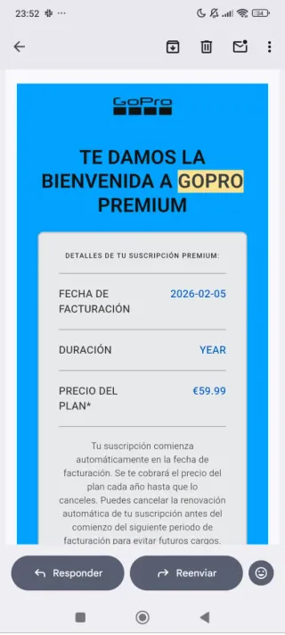 GoPro MAX360 en garantia + Batería y accesorios